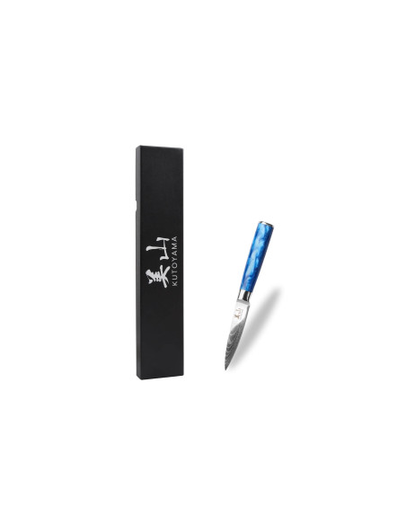 Kutoyama Blue Waveparing-kniv 8 cm