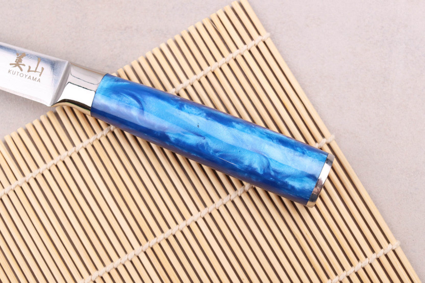 Kutoyama Blue Waveparing-kniv 8 cm