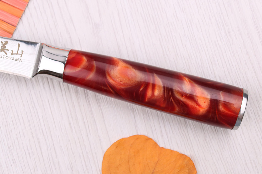 Kutoyama Red Flameparing-kniv 8cm