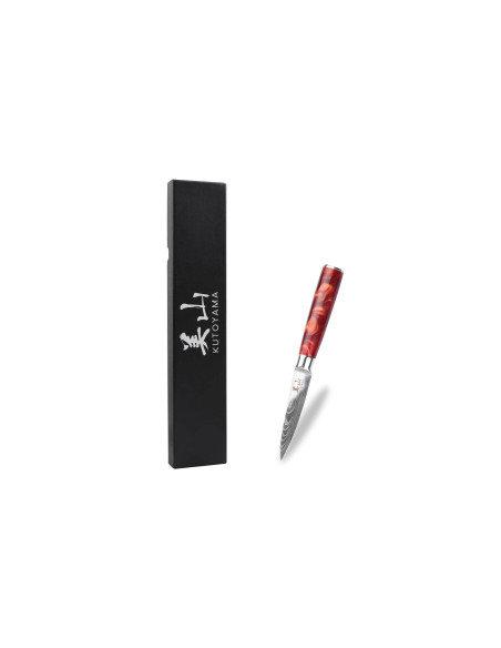 Kutoyama Red Flameparing knife 8cm