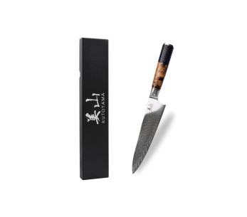 Cuchillo de cocinero Damasco Kutoyama 19cm mango nido de abeja
