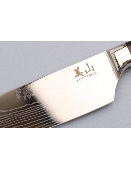 Cuchillo de Chef Kutoyama Black Pakka 20cm