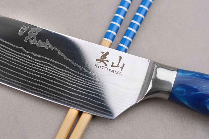 Kutoyama Blue Wave Kockkniv 20cm