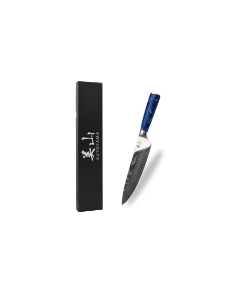 Coltello da chef Kutoyama Blue Wave 20 cm