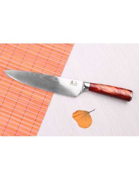 Cuchillo de Chef Kutoyama Red Flame 20cm