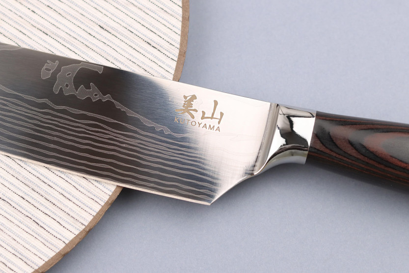 Kiritsuke-kniv 19cm Kutoyama Svart Pack