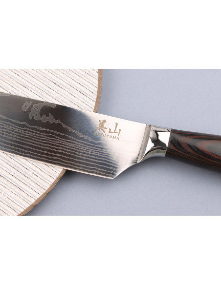 Coltello kiritsuke 19cm Kutoyama confezione nera