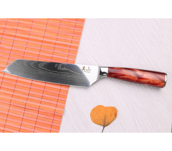 Kiritsuke-kniv 19cm Kutoyama Red Flame 2