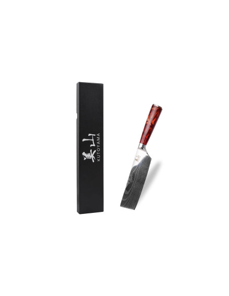 nakiri-kniv 17 cm Kutoyama Red Flame