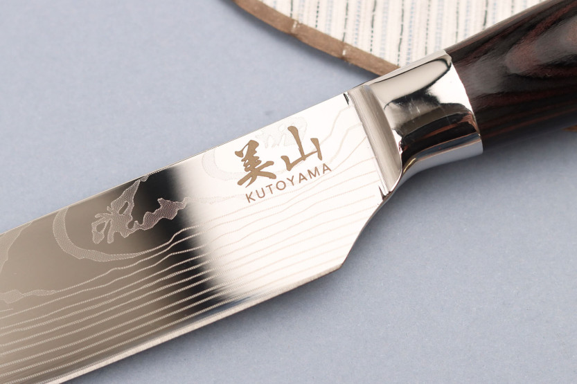 santokumesser 12cm Kutoyama Schwarz Packungsset