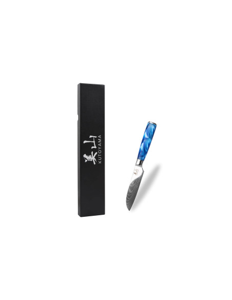 Kutoyama Blue Wave 12cm santoku knife