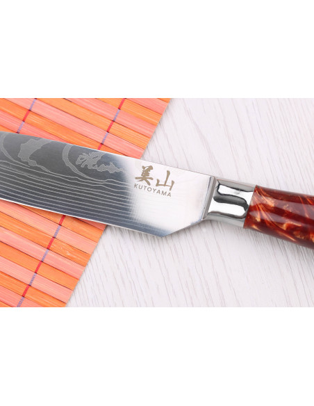 santokumesser 12cm Kutoyama Rote Flamme