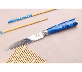 Faca universal de 12 cm Kutoyama Blue Wave 2