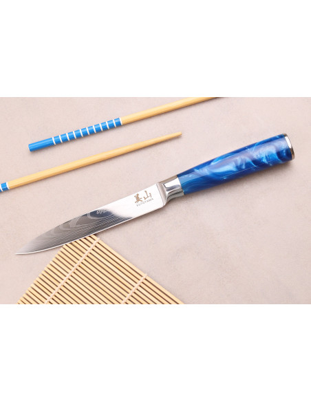 Kutoyama Blue Wave 12 cm universalkniv