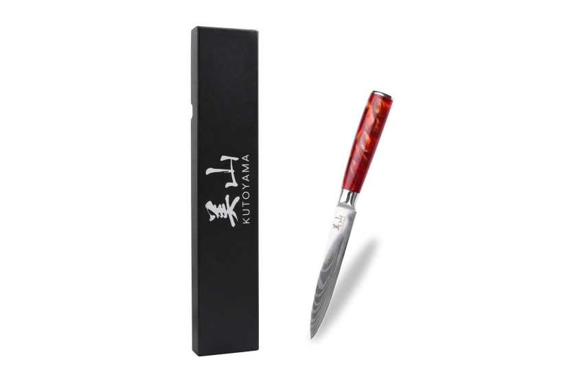 cuchillo universal 12cm Kutoyama Red Flame