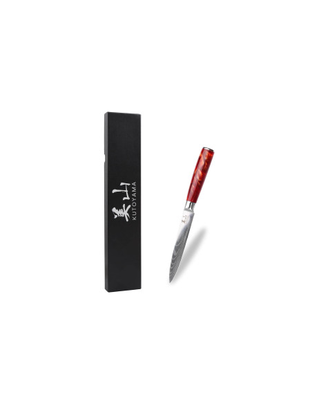 cuchillo universal 12cm Kutoyama Red Flame