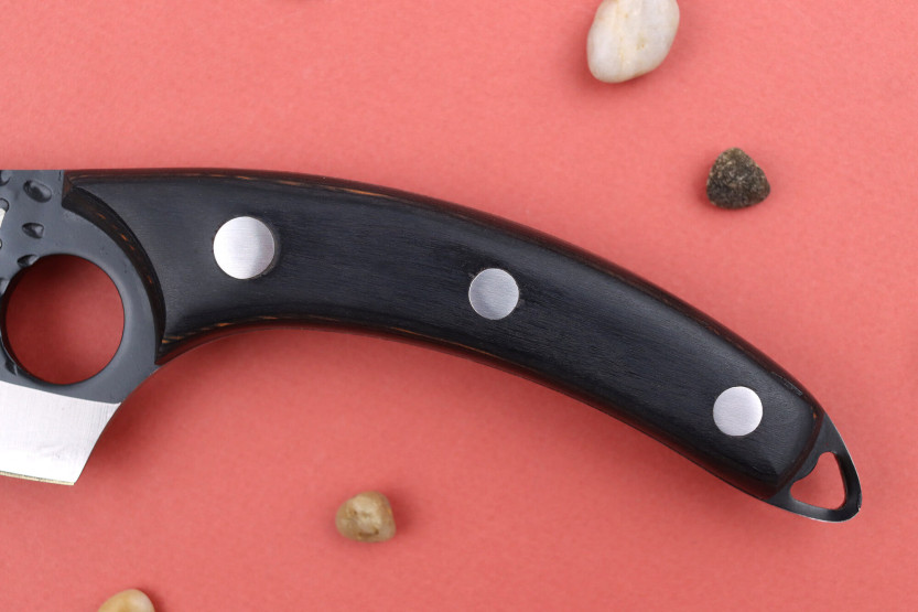 Faca Viking Kutoyama 15cm, cabo em ébano
