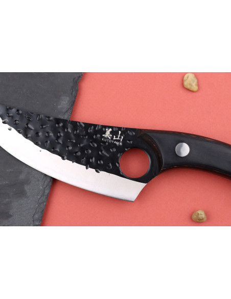 Viking mes 15cm Kutoyama ebbenhouten handvat