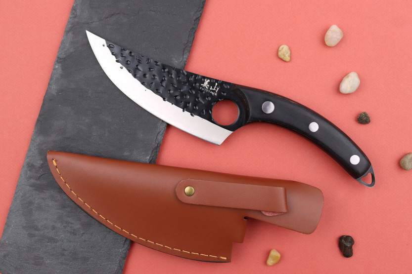 Faca Viking Kutoyama 15cm, cabo em ébano