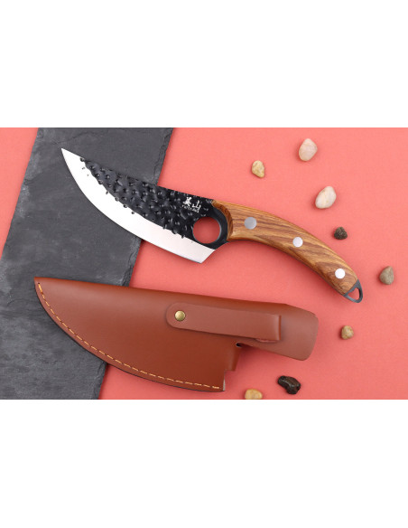 Couteau viking 15cm Kutoyama manche sandelträ