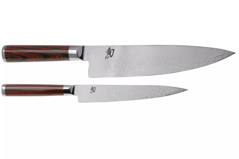 Conjunto de aniversário de edição limitada Kai Shun Kohen 2 facas + acessórios