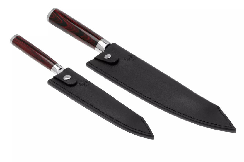 Conjunto de aniversário de edição limitada Kai Shun Kohen 2 facas + acessórios