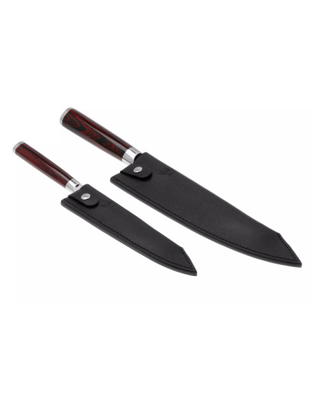 Conjunto de aniversário de edição limitada Kai Shun Kohen 2 facas + acessórios