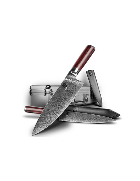 Kai Shun Kohen jubileumssett Limited Edition 2 kniver + tilbehør