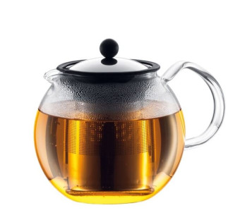 Teiera a stantuffo Bodum Assam con filtro in acciaio inox - 1,5L 12 tazze