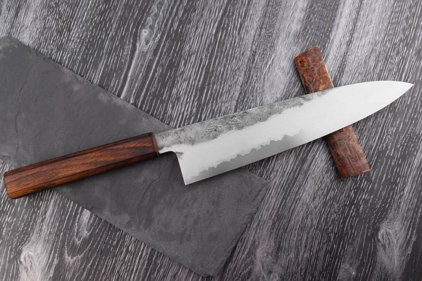 Hado Kirisame Shirogami 24cm käsintehty japanilainen kokki ' s veitsi