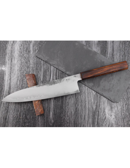 Hado Kirisame Shirogami 24 cm håndlaget japansk kokkekniv