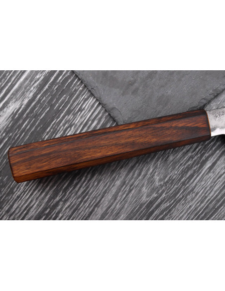 Hado Kirisame Shirogami 24cm handgjord japansk kockkniv