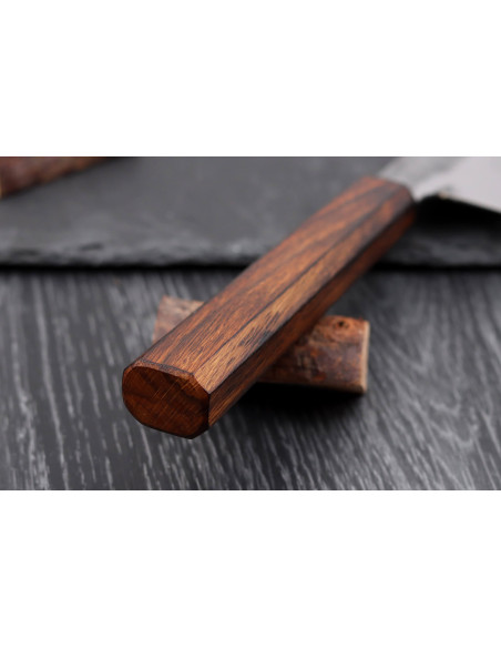 Hado Kirisame Shirogami 24 cm håndlavet japansk kokkekniv