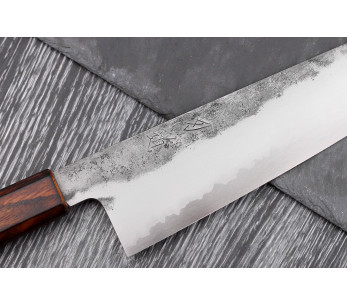 Hado Kirisame Shirogami 24cm handgjord japansk kockkniv 2