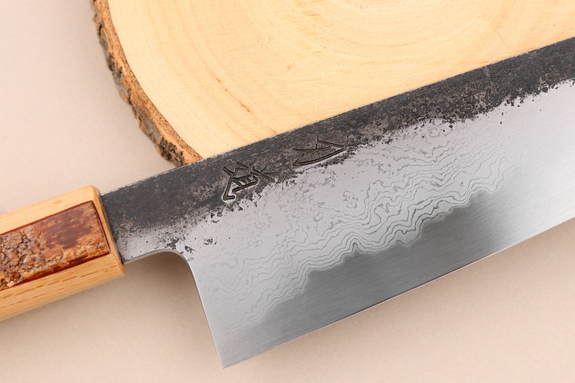 Hado Sumi B1D 18cm Japanese bunka knife with cherry wood handle