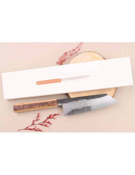 Hado Sumi B1D 18cm Japanese bunka knife with cherry wood handle