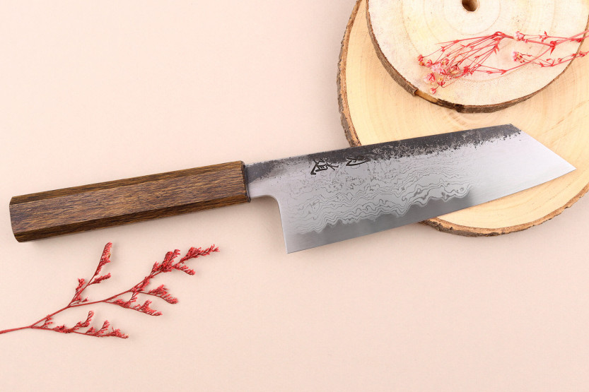 Hado Sumi B1D 18 cm japansk bunka-kniv med egetræshåndtag