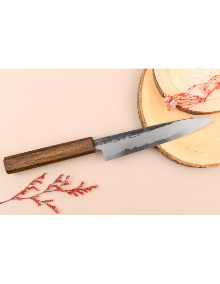 Faca japonesa multiusos Hado Sumi B1D 15cm com cabo em carvalho