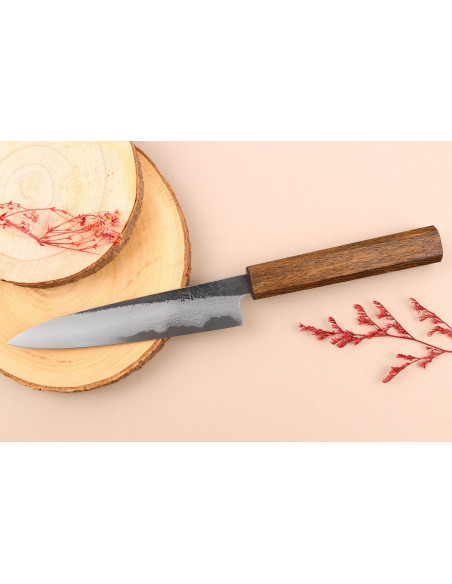 Hado Sumi B1D 15 cm håndlavet japansk universalkniv med egetræshåndtag