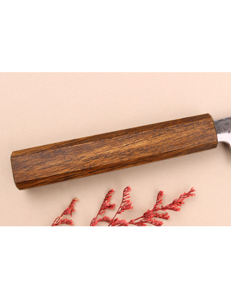 Coltello giapponese multiuso Hado Sumi B1D da 15 cm con manico in quercia