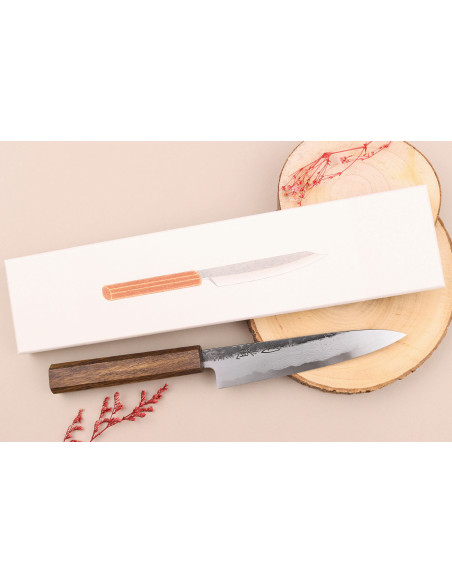 Faca japonesa multiusos Hado Sumi B1D 15cm com cabo em carvalho