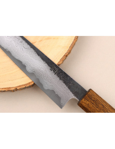 Coltello giapponese multiuso Hado Sumi B1D da 15 cm con manico in quercia