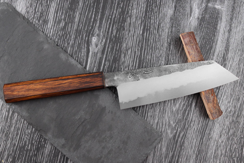Faca bunka Hado Kirisame Shirogami 18cm, tradicional japonesa