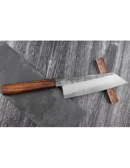 Coltello bunka Hado Kirisame Shirogami 18 cm, tradizionale giapponese