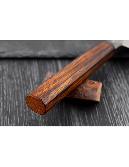 Hado Kirisame Shirogami 18cm cuchillo bunka, tradicional japonés