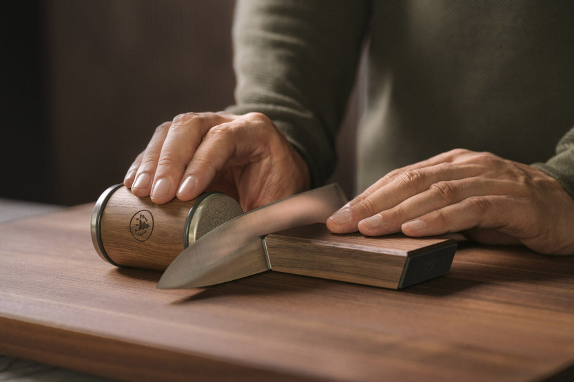 HORL®3 sharpener set in walnut