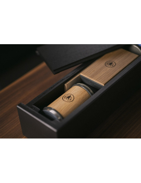 HORL®3 handcrafted storage box in solid ash