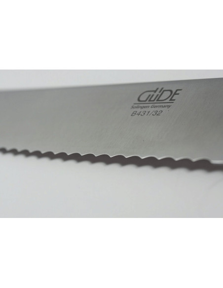 Faca para pão Güde Alpha Poire 32cm em aço forjado