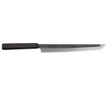 27cm Hatsukokoro Shirasagi cuchillo sakimaru mango de ébano artesanía japonesa