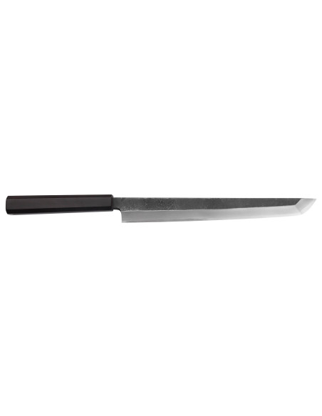 Hatsukokoro Shirasagi 27cm sakimaru japanese handmade knife with ebony handle